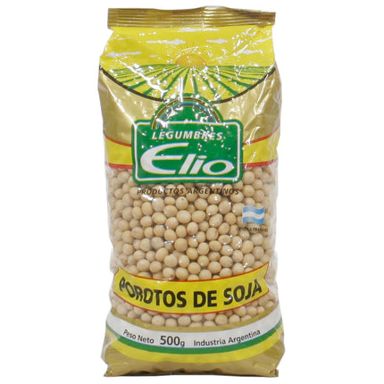 Porotos de Soja Elio, 500 g / 17,63 oz