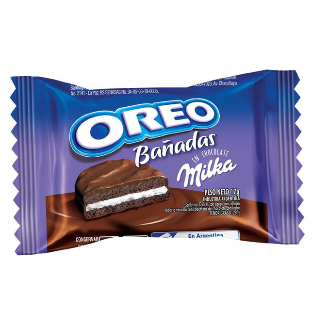 Galletitas Oreo bañadas en chocolate con Leche Milka, 119 g / 4,19 oz