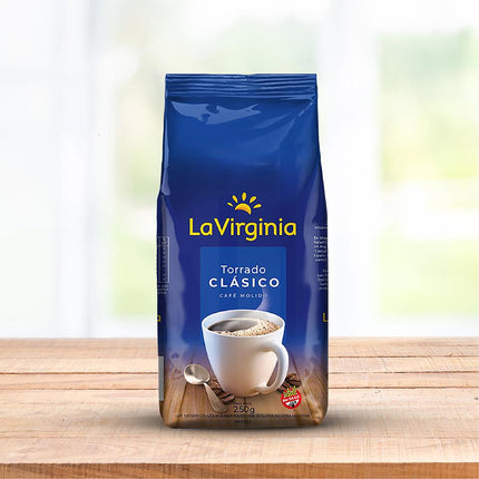Café molido Torrado Clásico Sin TACC La Virginia, 250 g / 8,81 oz