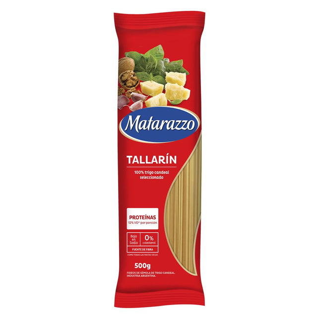 Fideos Tallarín Matarazzo, 500 g / 17.63 oz