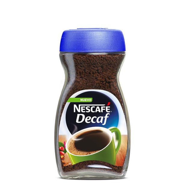 Café Instantáneo Nescafe Descafeinado, 100 g / 3,52 oz (Frasco Azul)