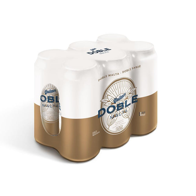 Cerveza Doble Malta Quilmes, 410 ml / 14,46 oz (Pack de 6)