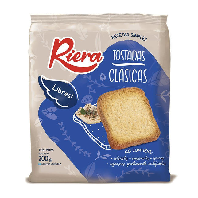 Riera Table Toasts, 200 g / 7.05 oz