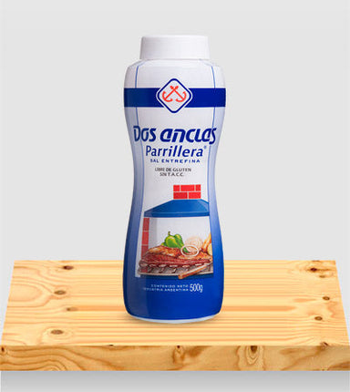 Sal entrefina Parrillera Sin TACC, 500 g / 17,63 oz (Salero)