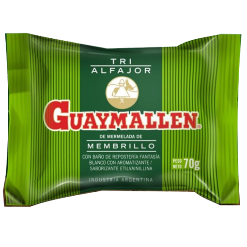 Triple Fruit Alfajor Guaymallen, 70 g