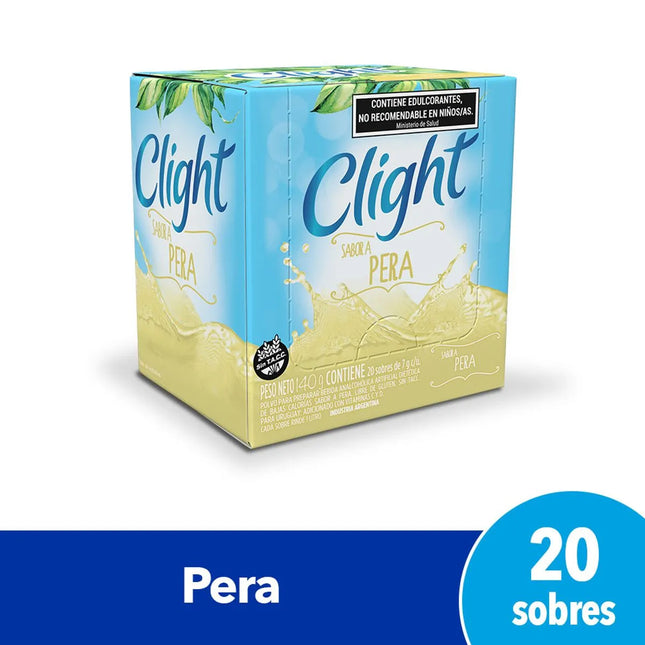 Clight Pear Flavor Juice Without TACC, 7 g / 0.24 oz (Box of 20 sachets)