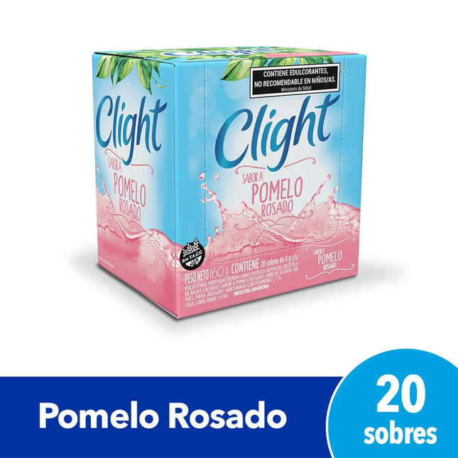 Clight Juice Pink Grapefruit flavor, 7 g / 0.24 oz (Box of 20 sachets)