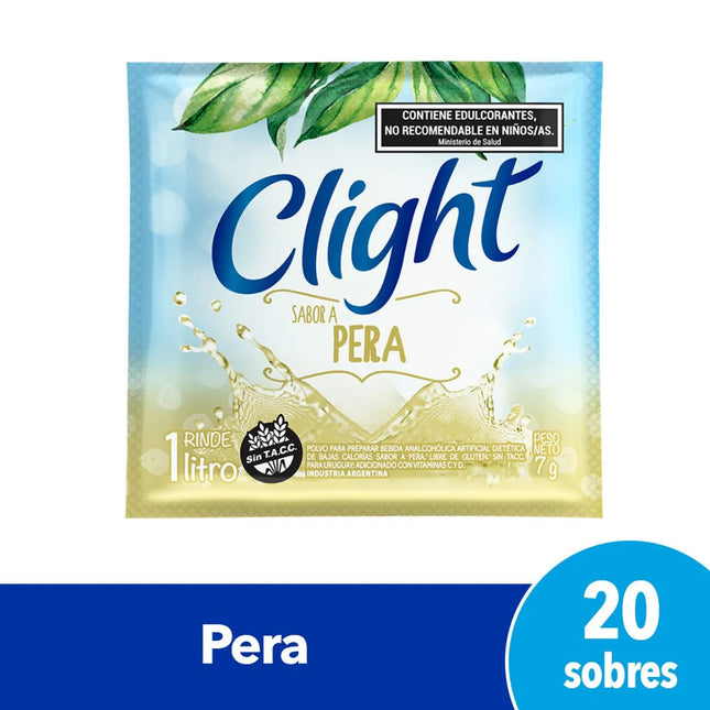 Clight Pear Flavor Juice Without TACC, 7 g / 0.24 oz (Box of 20 sachets)