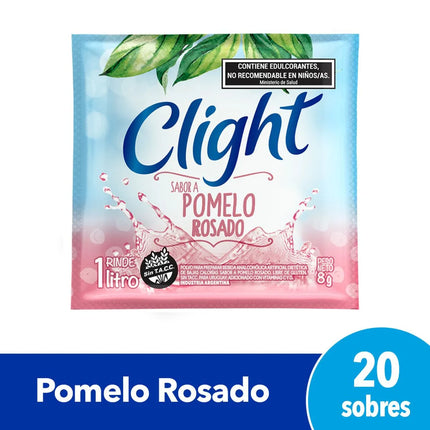 Clight Juice Pink Grapefruit flavor, 7 g / 0.24 oz (Box of 20 sachets)