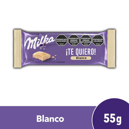 Chocolate Blanco Milka, 55 g / 1,94 oz (2 unidades)