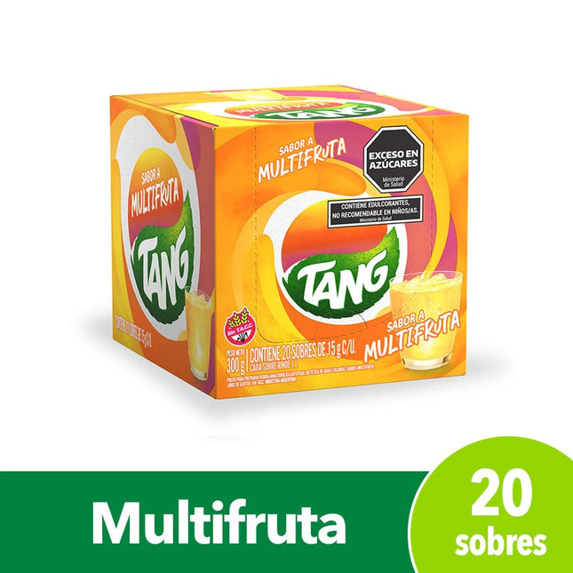 Mix Multi Fruit Tang flavor juice, 18 g / 1.76 oz (Box of 20 sachets)
