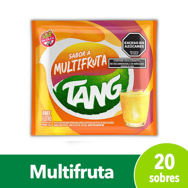 Mix Multi Fruit Tang flavor juice, 18 g / 1.76 oz (Box of 20 sachets)
