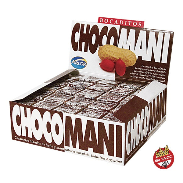 Bocaditos Chocomaní de Chocolate Sin TACC Arcor, 9 g / 0,31 oz (Caja de 125 unidades)