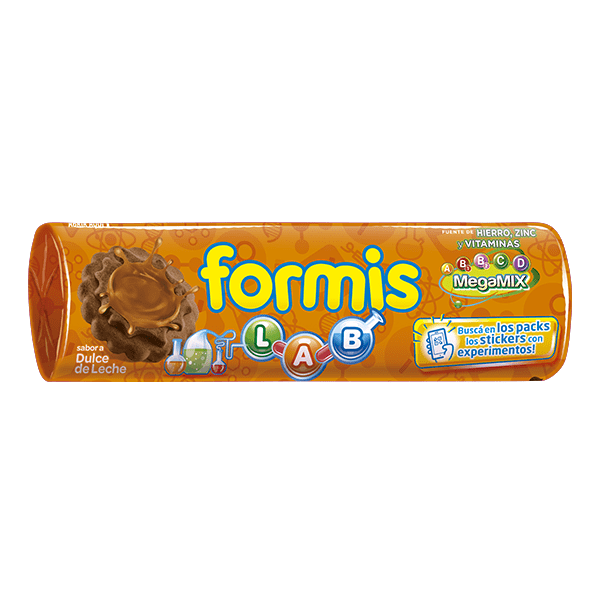 Galletitas Formis con relleno sabor Dulce de Leche, 108 g / 3,80 oz