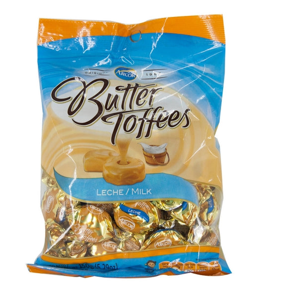 Caramelos Arcor Butter Toffees sabor Dulce de Leche rellenos, 822 g (Bolsa de fiesta)