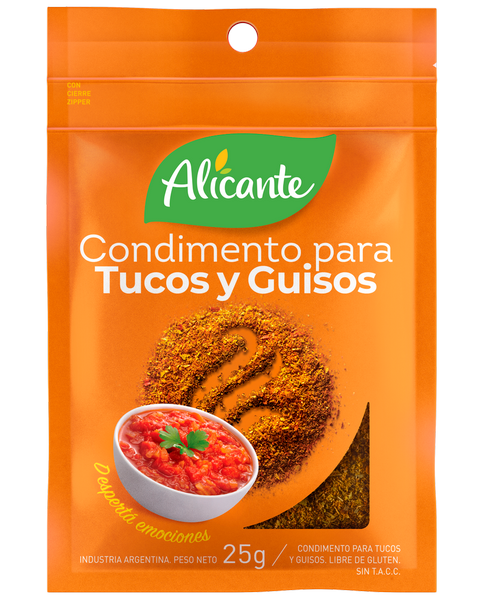 Condimento para Tucos y Guisos Alicante, 25 g / 0,88 oz