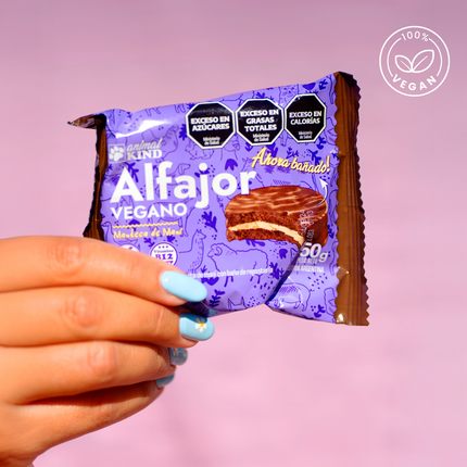 Alfajor Vegano Manteca de Maní – Bañado en chocolate x18 unidades 50g