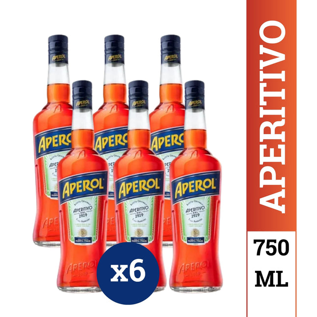 Aperitivo Spritz Aperol 750 ml – Clásico italiano – Envío internacional