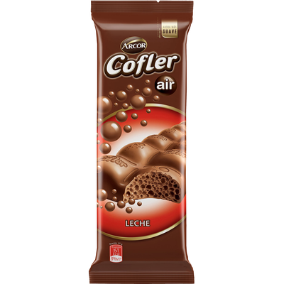 Chocolate Leche Cofler Air Arcor, 55 g / 1,94 oz