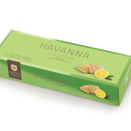 Havanna Galletas de limón - Galletas horneadas suaves rellenas de crema de limón suave