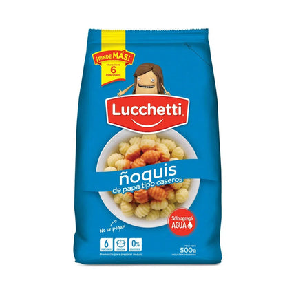 Premezcla Lucchetti Ñoquis de papa tipo caseros, 500 g / 17,63 oz