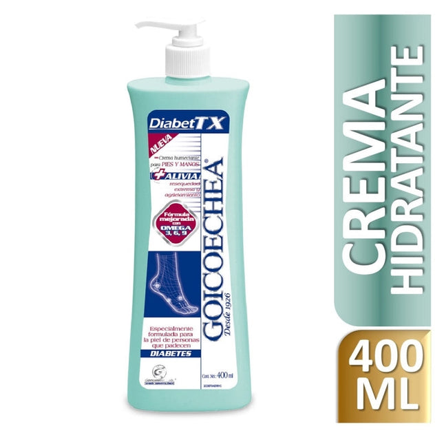 Crema corporal Diabet TX Goigoechea, 400 g / 14,10 oz