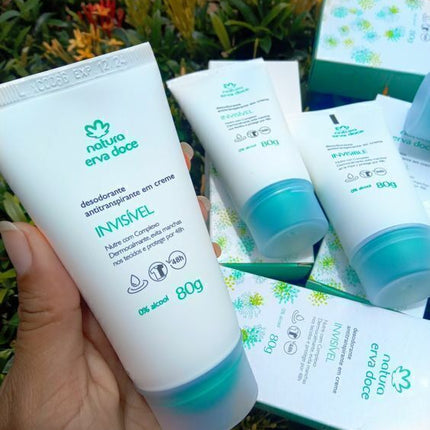 Natura Erva Doce Desodorante Antitraspirante Invisible Crema 80 gr / 2,82 oz