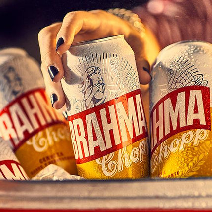 Cerveza Brahma Chopp, 473 ml /  99,88 oz  (Pack de 6)