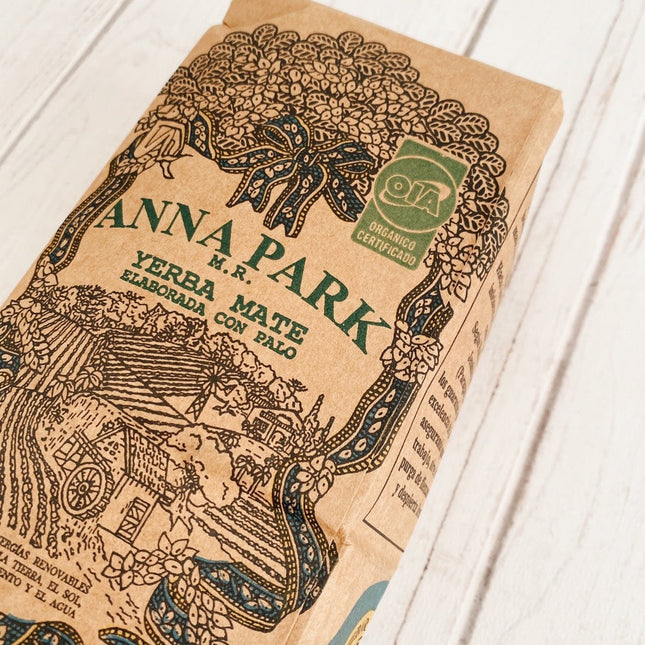 Yerba mate Anna Park Orgánica  Con Palo, 500 g / 17,63 oz
