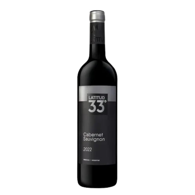 Vino tinto Cabernet Sauvignon Latitud 33, 750 cc