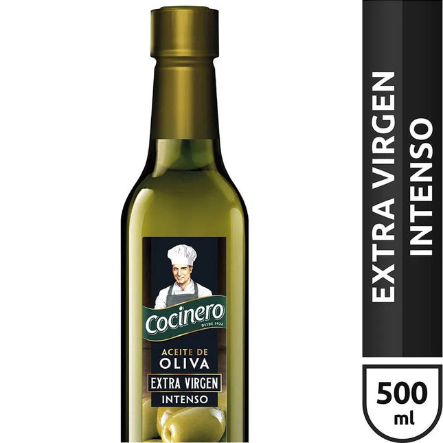 Aceite de Oliva Intenso Extra Oliva Cocinero, 500 ml / 17,63 oz