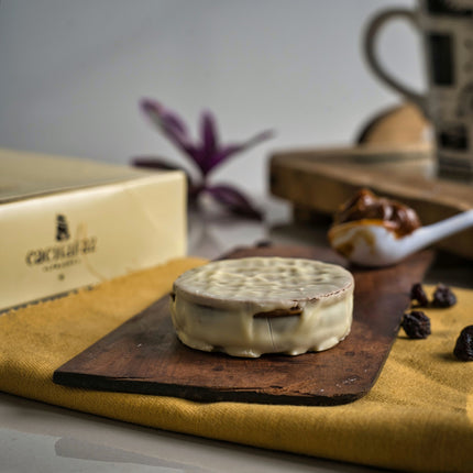 Cachafaz Alfajor de chocolate blanco con dulce de leche, 60 g (Caja de 12)