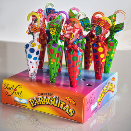 Paraguitas de Chocolate Felfort, 650 g / 22,92 oz (40 Unidades)