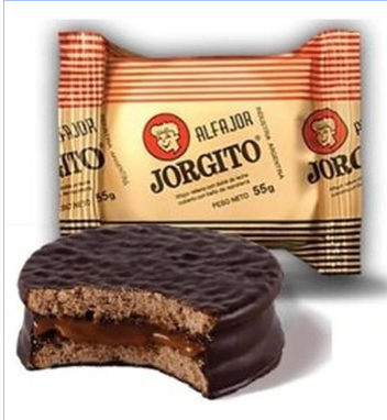 Jorgito Alfajor Negro con Dulce de Leche 55 g – Envío internacional