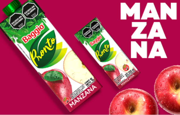 Jugo Baggio Pronto Manzana, 1 L