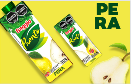 Jugo Baggio Pronto Pera, 1 L