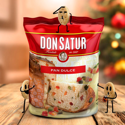 Pan Dulce con Frutas Don Satur, 400 g / 14,10 oz