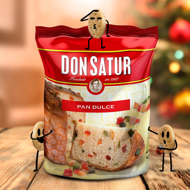 Pan Dulce con Frutas Don Satur, 400 g / 14,10 oz