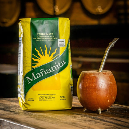 Yerba Mate Mañanita con Palo (BCP), 500 g / 17,63 oz