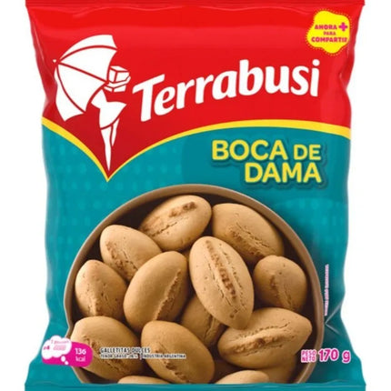 Galletita dulce Boca de Dama Terrabusi, 170 g / 5,99 oz (Pack 3 unidades)