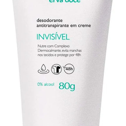 Natura Erva Doce Desodorante Antitraspirante Invisible Crema 80 gr / 2,82 oz