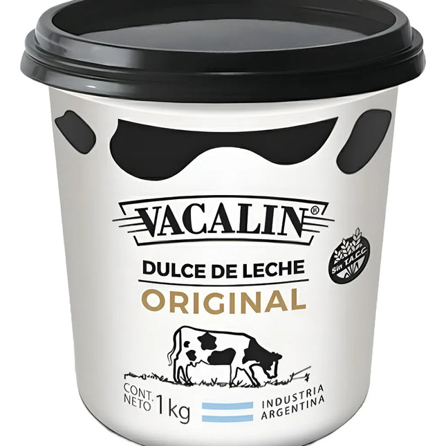 Dulce de Leche Vacalín Original 1 kg – Envío internacional