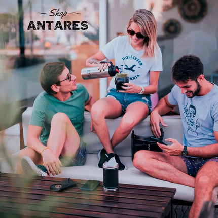 Mate Imperial Premium Calabaza + Bombilla Acero Inoxidable