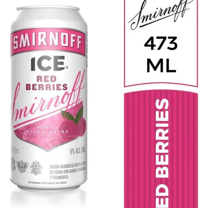 Vodka en Lata Smirnoff Ice Red Berries 473 ml (Pack 6 unidades) (Impuestos incluidos)