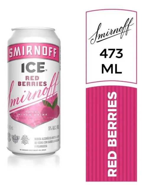 Vodka en Lata Smirnoff Ice Red Berries 473 ml (Pack 6 unidades) (Impuestos incluidos)