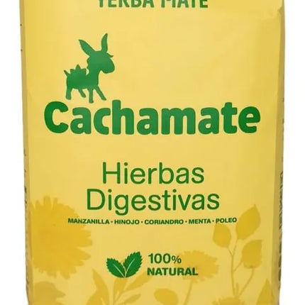 Yerba Cachamate Hierbas Digestivas, 500 g / 17,63 oz (Paquete Amarillo)