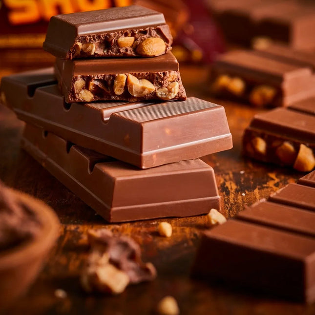 Chocolate Shot con Leche y Mani, 170 g / 6 oz (Pack 3 unidades)