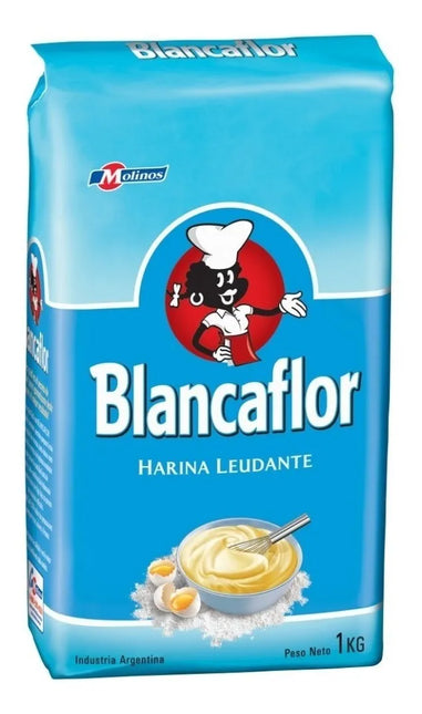 Harina de trigo Blancaflor Leudante con VitaZinc lista para usar, 1 Kg / 2.2 lb
