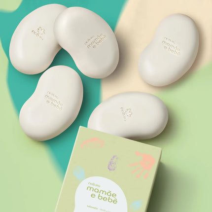Natura Jabones Mama e Bebe, Caja de 5 x 100 gramos / 3,52 oz