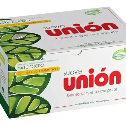 Mate Cocido Unión Suave Sin TACC (Caja de 40 saquitos)
